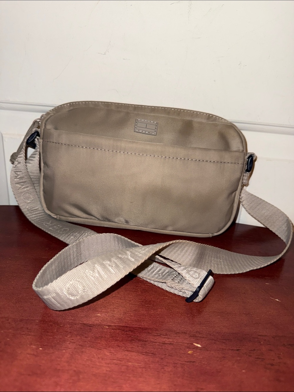 Tommy Hilfiger Beige/Taupe Crossbody Belt Bag